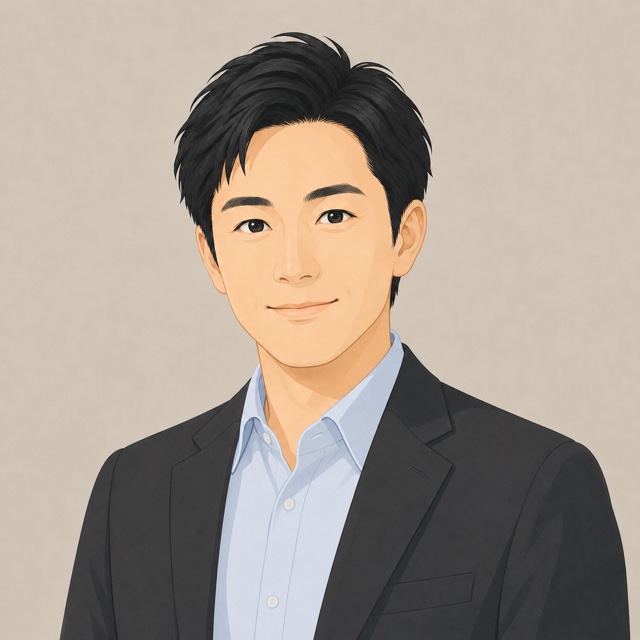 牧和樹のイラストポートレート